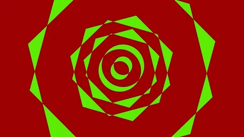 Colored graphic object on background with stroboscopic and hypnotic effect. Stock Footage 130665969