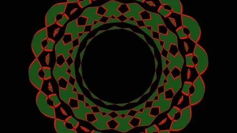 Colored graphic object on background with stroboscopic and hypnotic effect. Stock Footage 130839758