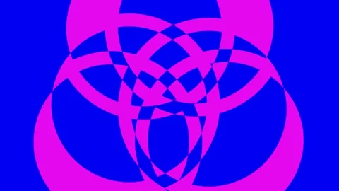 Colored graphic object on background with stroboscopic and hypnotic effect. Stock Footage 130874389