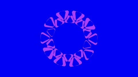 Colored graphic object on background with stroboscopic and hypnotic effect. Stock Footage 131181041