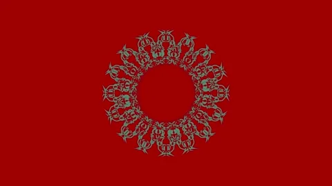 Colored graphic object on background with stroboscopic and hypnotic effect. Stock Footage 131181391