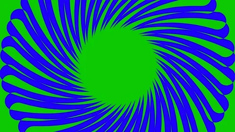 Colored graphic object on background with stroboscopic and hypnotic effect. Stock Footage 131181440