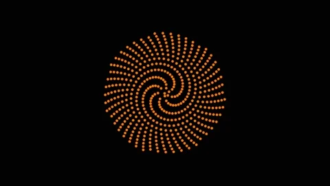 Colored graphic object on background with stroboscopic and hypnotic effect. Stock Footage 132236261