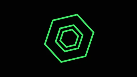 Colored graphic object on background with stroboscopic and hypnotic effect. Stock Footage 132236709