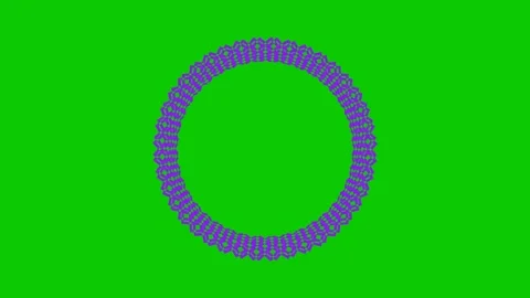 Colored graphic object on background with stroboscopic and hypnotic effect. Stock Footage 132322004