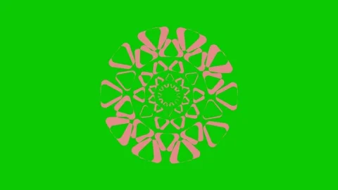 Colored graphic object on background with stroboscopic and hypnotic effect. Stock Footage 132323763