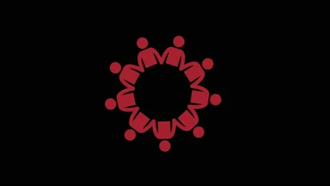 Colored graphic object on background with stroboscopic and hypnotic effect. Stock Footage 132351932