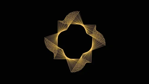 Colored graphic object on background with stroboscopic and hypnotic effect. Stock Footage 132352101