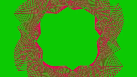 Colored graphic object on background with stroboscopic and hypnotic effect. Stock Footage 132775773