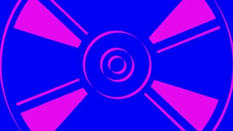 Colored graphic object on background with stroboscopic and hypnotic effect. Stock Footage 132776090