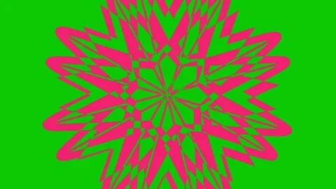 Colored graphic object on background with stroboscopic and hypnotic effect. Stock Footage 132776140