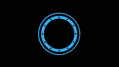 Colored graphic object on background with stroboscopic and hypnotic effect. Stock Footage 133281045