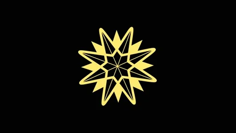 Colored graphic object on background with stroboscopic and hypnotic effect. Stock Footage 133281610