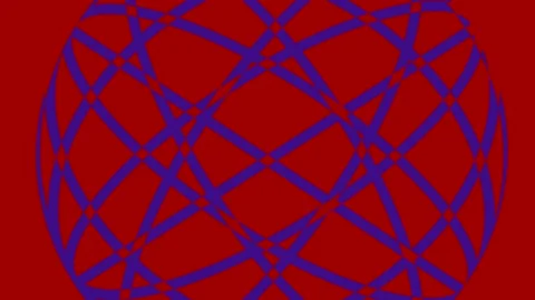 Colored graphic object on background with stroboscopic and hypnotic effect. Stock Footage 133525337