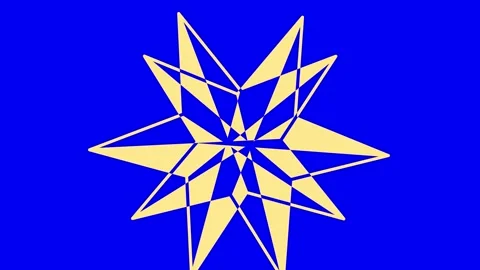 Colored graphic object on background with stroboscopic and hypnotic effect. Stock Footage 133525714