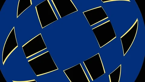 Colored graphic object on background with stroboscopic and hypnotic effect. Stock Footage 133696685