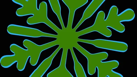 Colored graphic object on background with stroboscopic and hypnotic effect. Stock Footage 133697420