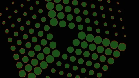 Colored graphic object on background with stroboscopic and hypnotic effect. Stock Footage 133697562