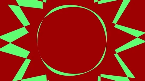 Colored graphic object on background with stroboscopic and hypnotic effect. Stock Footage 133996138