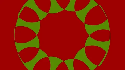 Colored graphic object on background with stroboscopic and hypnotic effect. Stock Footage 133996496