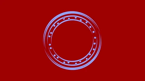 Colored graphic object on background with stroboscopic and hypnotic effect. Stock Footage 133996538