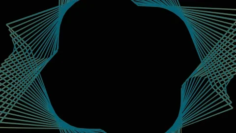 Colored graphic object on background with stroboscopic and hypnotic effect. Stock Footage 134223177