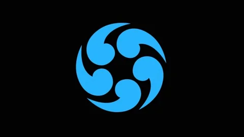 Colored graphic object on background with stroboscopic and hypnotic effect. Stock Footage 134439440