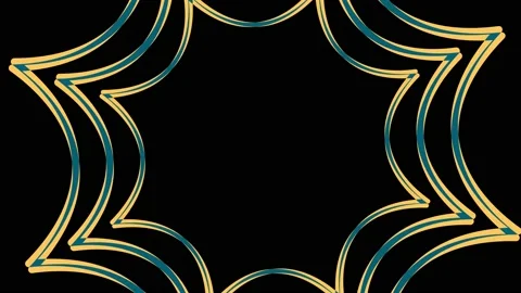 Colored graphic object on background with stroboscopic and hypnotic effect. Stock Footage 134775814