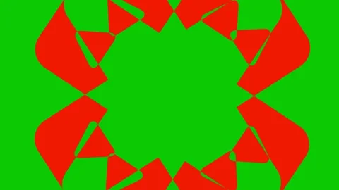 Colored graphic object on background with stroboscopic and hypnotic effect. Stock Footage 135346906