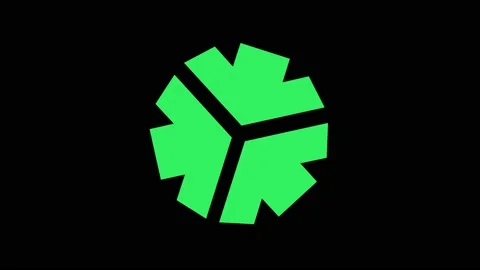 Colored graphic object on background with stroboscopic and hypnotic effect. Stock Footage 135656530