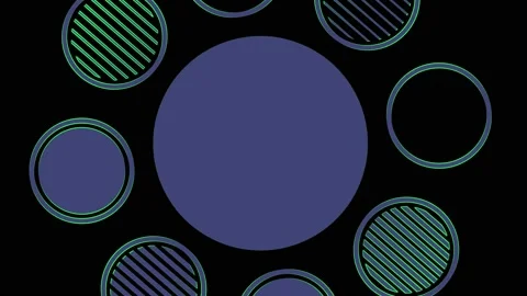 Colored graphic object on background with stroboscopic and hypnotic effect. Stock Footage 135786497