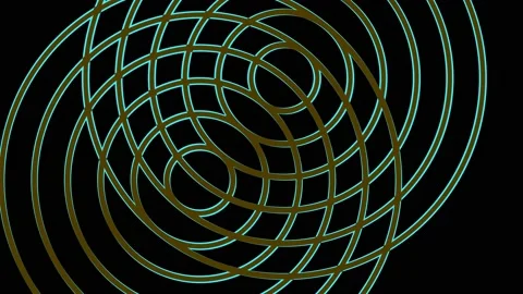 Colored graphic object on background with stroboscopic and hypnotic effect. Stock Footage 135786558