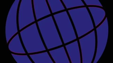 Colored graphic object on background with stroboscopic and hypnotic effect. Stock Footage 135786866