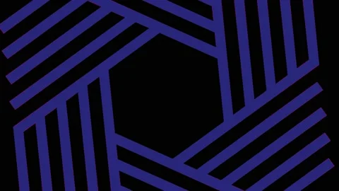 Colored graphic object on background with stroboscopic and hypnotic effect. Stock Footage 137002005