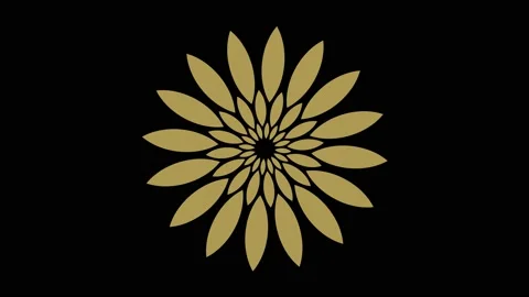 Colored graphic object on background with stroboscopic and hypnotic effect. Stock Footage 137421417