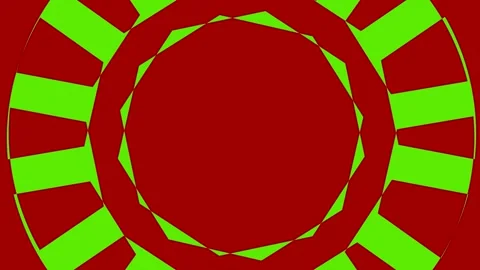 Colored graphic object on background with stroboscopic and hypnotic effect. Stock Footage 138588722