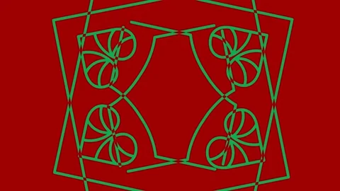 Colored graphic object on background with stroboscopic and hypnotic effect. Stock Footage 138589073