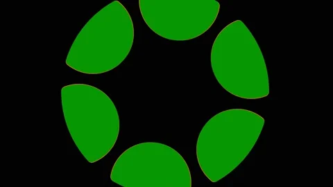Colored graphic object on background with stroboscopic and hypnotic effect. Stock Footage 139322523