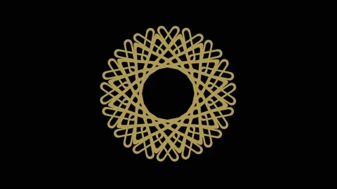 Colored graphic object on background with stroboscopic and hypnotic effect. Stock Footage 139412132