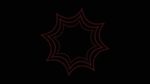 Colored graphic object on background with stroboscopic and hypnotic effect. Stock Footage 139412204