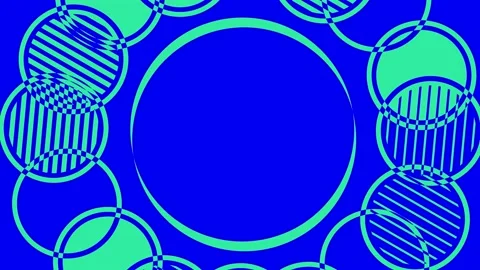 Colored graphic object on background with stroboscopic and hypnotic effect. Stock Footage 139412947