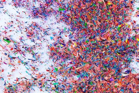 Colored graphite crumbs Stock Photos