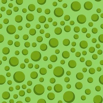 Colored green circle seamless pattern shape art geometric graphic background イラスト素材