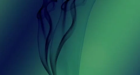 Colored green smoke Stock Photos
