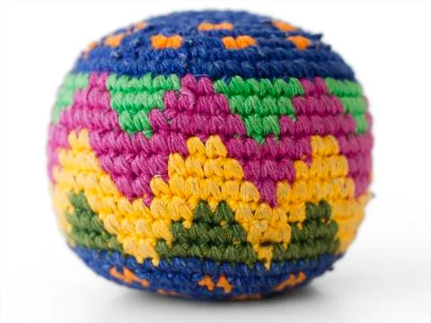 Colored Hacky Sack Foto stock