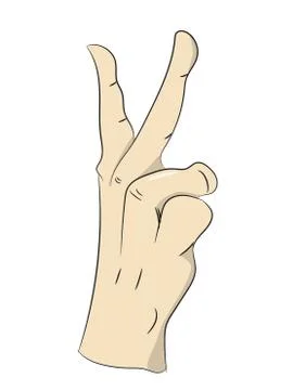 Colored hand drawn lines, vector Stock Illustration
