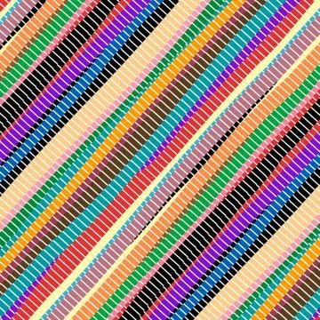 Colored handmade  carpet Stock Illustration