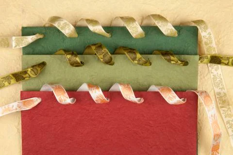 Colored handmade paper Stock Photos