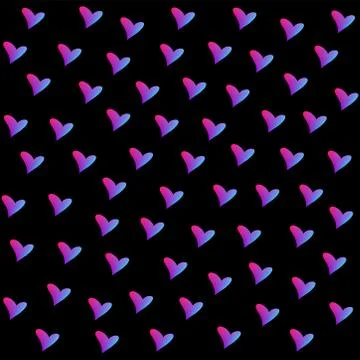 Colored heart blue Stock Illustration
