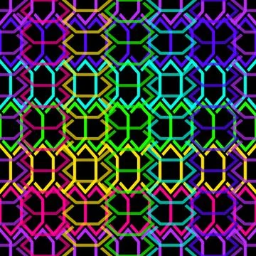 Colored hexagonal pattern. eps 10 vector illustration Stock Illustration